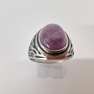 Zegelringen edelstaal met edelsteen