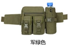 Nylon gordeltas, fleshouder, riem, Leger groen