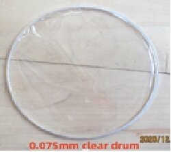 15&quot; resonator, transparant snaar trommel vel