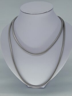 rupsketting 4,2, edelstaal, 45