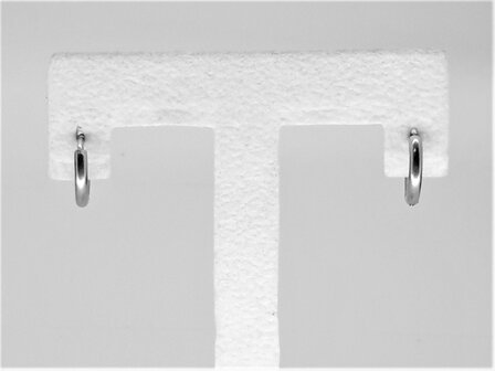 Ohrringe, &Oslash; 8 mm, Edelstahl