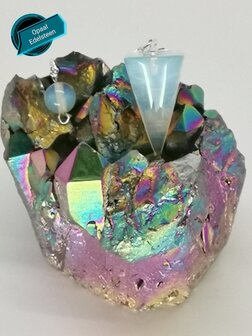 Druppel Pendel met Opaal edelsteen