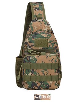 M2 Sling-Schulter-Bauch-Ruck-Trage-sack, Jungle Digital