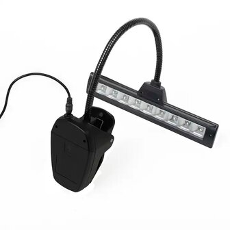 Notenst&auml;nder Ledlampe, schwarz