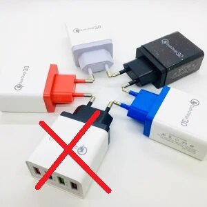 &quot;Quick Charge 3.0&quot; Snellader ; 3x usb + 1x QC 3.0 usb