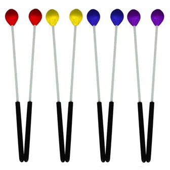 Marimba mallets, FRP stok, acrylwol kop