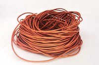 Lederband - Cognac - D 3mm - L 10 Meter - Echtes Leder!!