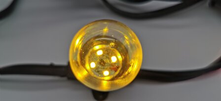 Stechkabel, 10 Meter, 18 Anschl&uuml;sse + Fassung und 18 LED-Lampe