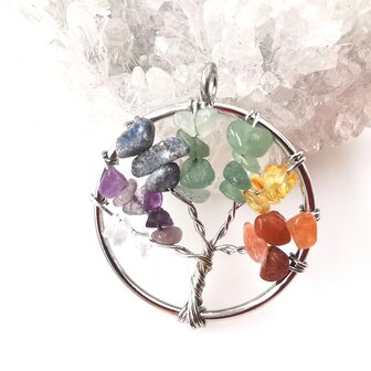Chakra-Anh&auml;nger &bdquo;Baum des Lebens&ldquo;.