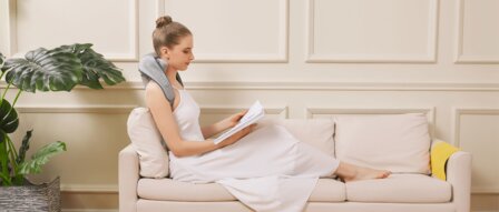 Nekmassageapparaat Shiatsu-massageapparaat met warmtefunctie Schoudermassage