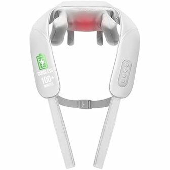 Nekmassageapparaat Shiatsu-massageapparaat met warmtefunctie Schoudermassage