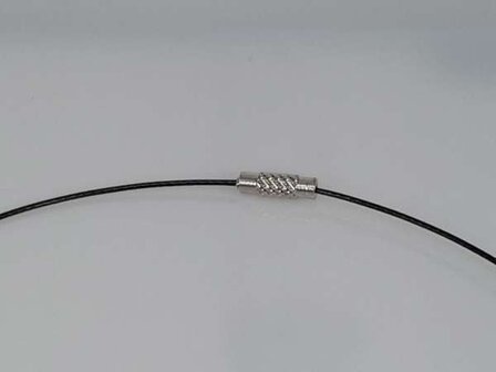 10 X Flexibele spangketting in de kleur zilverkleurig