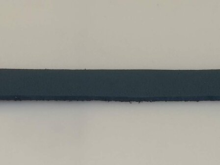 Glatte Lederband, blau, schmal, magnetverschluss