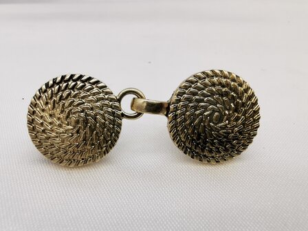 Vest clip haak, &quot;levens cirkel&quot;&quot; symbool, voor vest, sjaal, omslagdoek, goudkleur