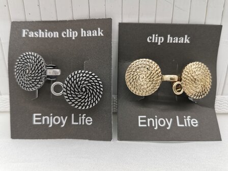 Vest clip haak, &quot;levens cirkel&quot;&quot; symbool, voor vest, sjaal, omslagdoek, goudkleur