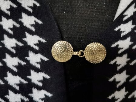 Vest clip haak, &quot;levens cirkel&quot;&quot; symbool, voor vest, sjaal, omslagdoek, goudkleur