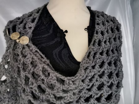 Vest clip haak, &quot;levens cirkel&quot;&quot; symbool, voor vest, sjaal, omslagdoek, goudkleur