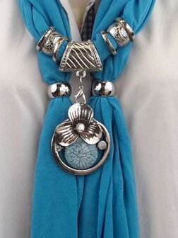 Schalkette mit der Aufschrift &bdquo;Adern des Lebens&ldquo;  Schmuckanh&auml;nger.