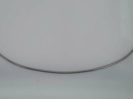 Edelstahl Runde Schlangenkette, 70 cm.