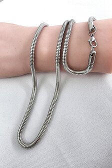 Raupenkette 4.2, Edelstahl, 45
