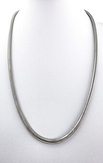 Schlangenkette D4.2mm, Edelstahl, L60