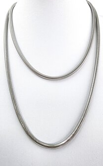 Schlangenkette D4.2mm, Edelstahl, L60