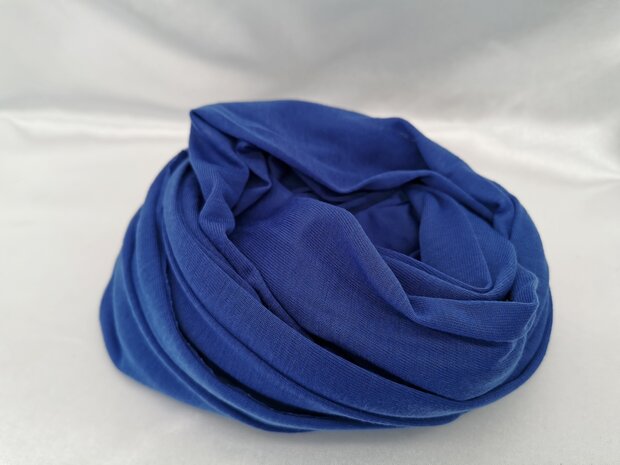 Basis uni viscose sjaal, kobalt blauw