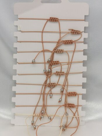 Verschillende edelsteen Armband, split edelsteen, verstelbaar, Handmade,18 cm 