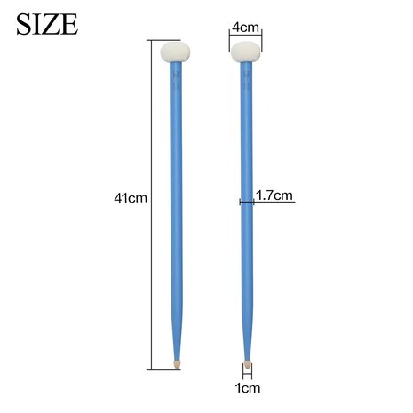 paar Maple Drumstokken met mallet