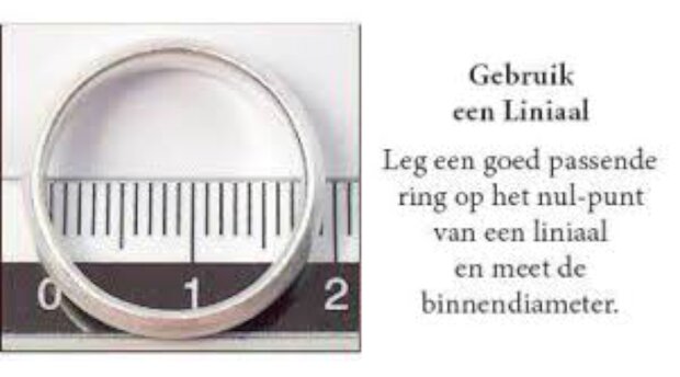 Grote maten ringen heren, brede gladde ring , maat 26, RVS