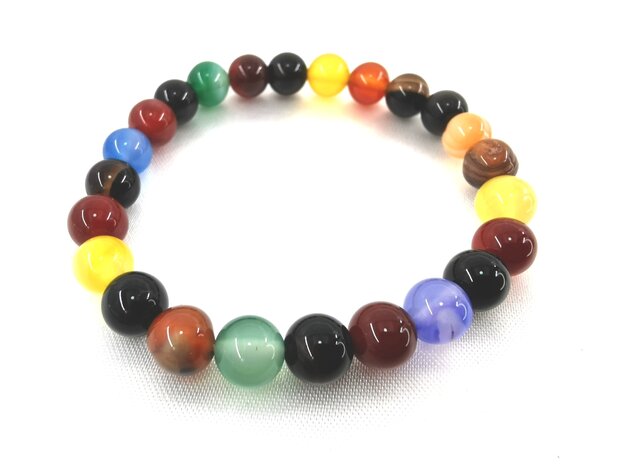 Chakra armband 24 kralen