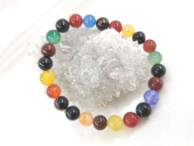 Chakra armband 24 kralen