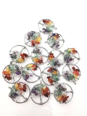 Chakra-Anh&auml;nger &bdquo;Baum des Lebens&ldquo;.
