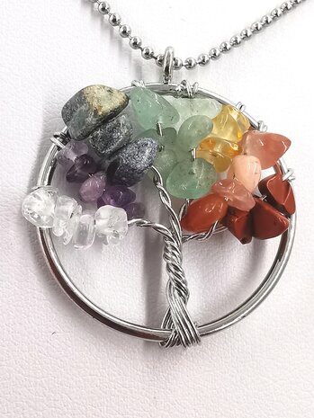 Chakra-Anh&auml;nger &bdquo;Baum des Lebens&ldquo;.