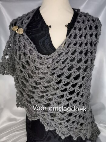 Vest clip haak, "levens cirkel"" symbool, voor vest, sjaal, omslagdoek, goudkleur