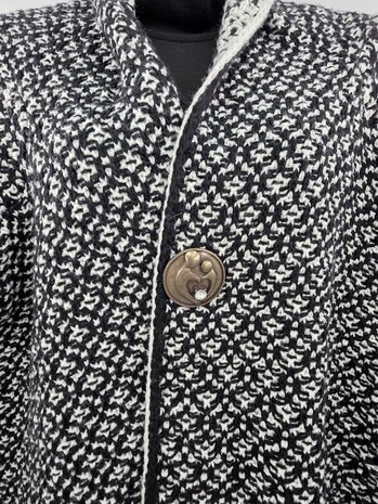 Magneet - broche - Design - Moeder en kind - Antiek brons kleur - Ø 4.5 cm 