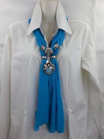 Schalkette mit der Aufschrift &bdquo;Adern des Lebens&ldquo;  Schmuckanh&auml;nger.