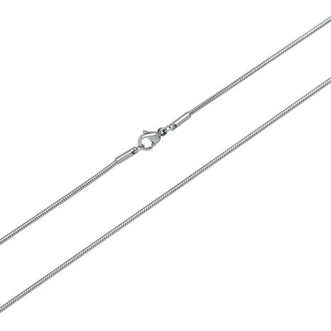 RVS slangenketting L60 cm D 0.9 mm