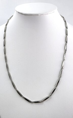 Edelstahl Poliert schakel kette, 45 cm.