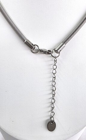 Kette 0,5, oval ring, Edelstahl, 60