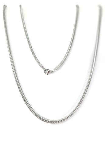 Kette &ndash; Fuchsschwanz &ndash; Edelstahl &ndash; L 60 cm &ndash; D 3 mm
