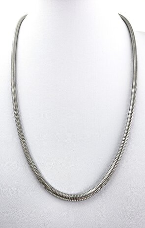 Schlangenkette D4.2mm, Edelstahl, L60