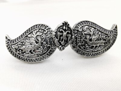 Vestsluiting - clip met haakje - vintage